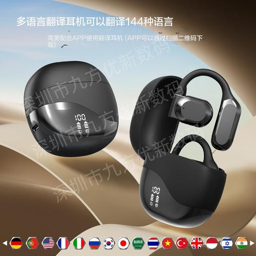 3万条跨境翻译蓝牙耳机超长续航挂耳式工厂批发s900